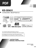 JVC KD-SD631 Manuel D'utilisation