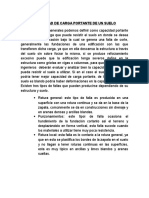 Capacidad de Carga Portante de Un Suelo