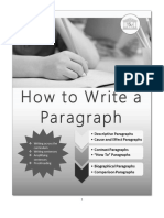 How To Write A Paragraph Updated
