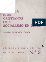 Donoso Teresa Historia de Los Cristianos Por El Socialismo PDF