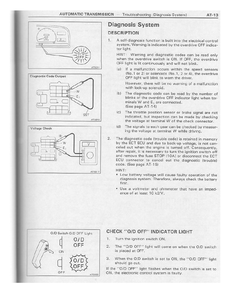 Surf Auto Trans Fault Codes | PDF