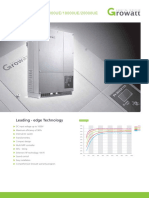 Growatt UE 10000 20000 Datasheet EN 201403