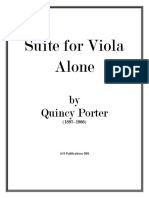 Porter-Suite for Viola Alone