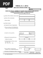 FORM No. 10 - C (E.P.S.) : Name of The Member