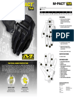 Taa M Pact Glove Sales Sheet