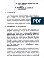 Perutusan Sempena Hari Kesihatan Sedunia 2016 Oleh Dr. Manimaran Al Krishnan Ceo Mysihat PDF