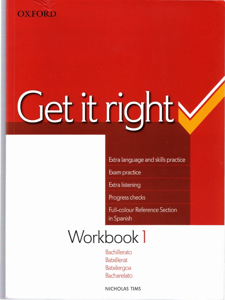 Get It Right 1 WB Starter Unit | PDF | Adjective | Grammatical Tense
