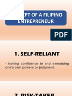 Concept of A Filipino Entrepreneur