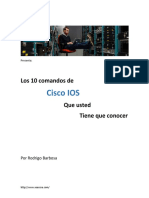Los 10 Comandos de Cisco IOS Que Usted Tiene Que Conocer PDF