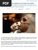 Los 5 Lamentos de La Gente en Su Lecho de Muerte