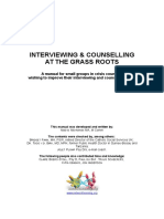 Interviewing and Counselling - Manual