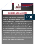By Adab - Brand - Bed & Bath Linen PDF