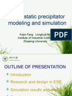 Electrostatic Precipitator Modeling and Simulation