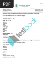 SSC CGL Official Answer Key 8th September Shift 2 - Tier I Exam