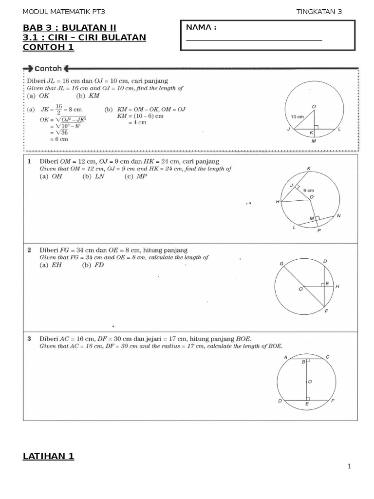 Bab 3 Bulatan Ii Pdf
