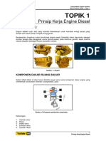 Topik 1 - Prinsip Kerja Engine Diesel PDF