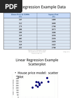 Linear Regression Example Data