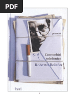 Roberto Bolano - Convorbiri Telefonice (v.2.0) | PDF