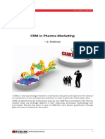 CRM - in - Pharma Marketing PDF