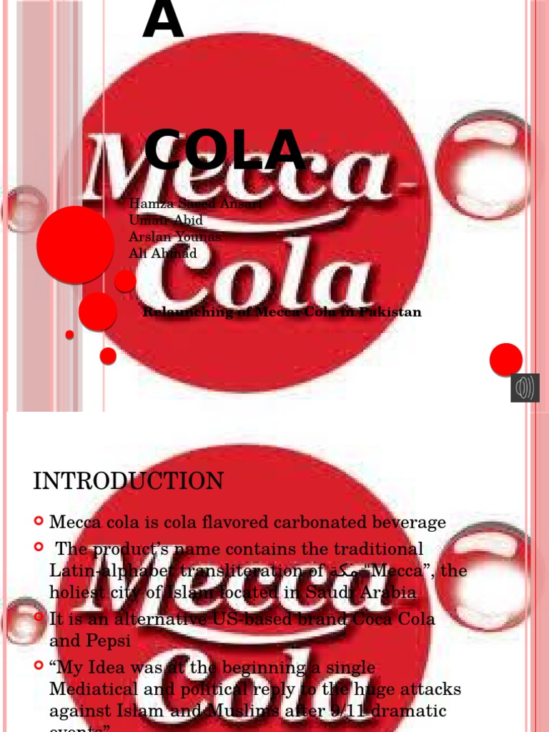Mecca Cola Repostioning | PDF | Pepsi Co | Coca Cola