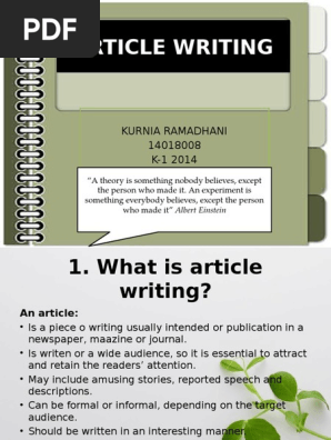 Article Writing