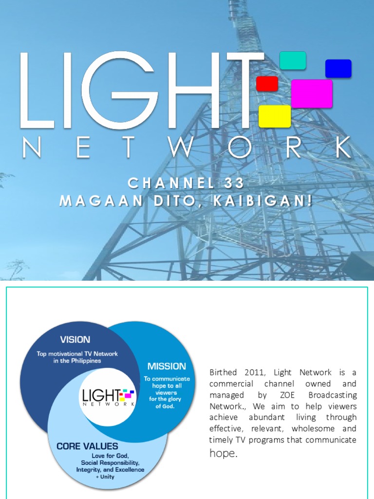 Light Network Channel 33 Overview | PDF | Cable Television | Advertising