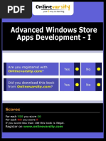 Advance Windows Store Apps Development - I - v1.0 - INTL