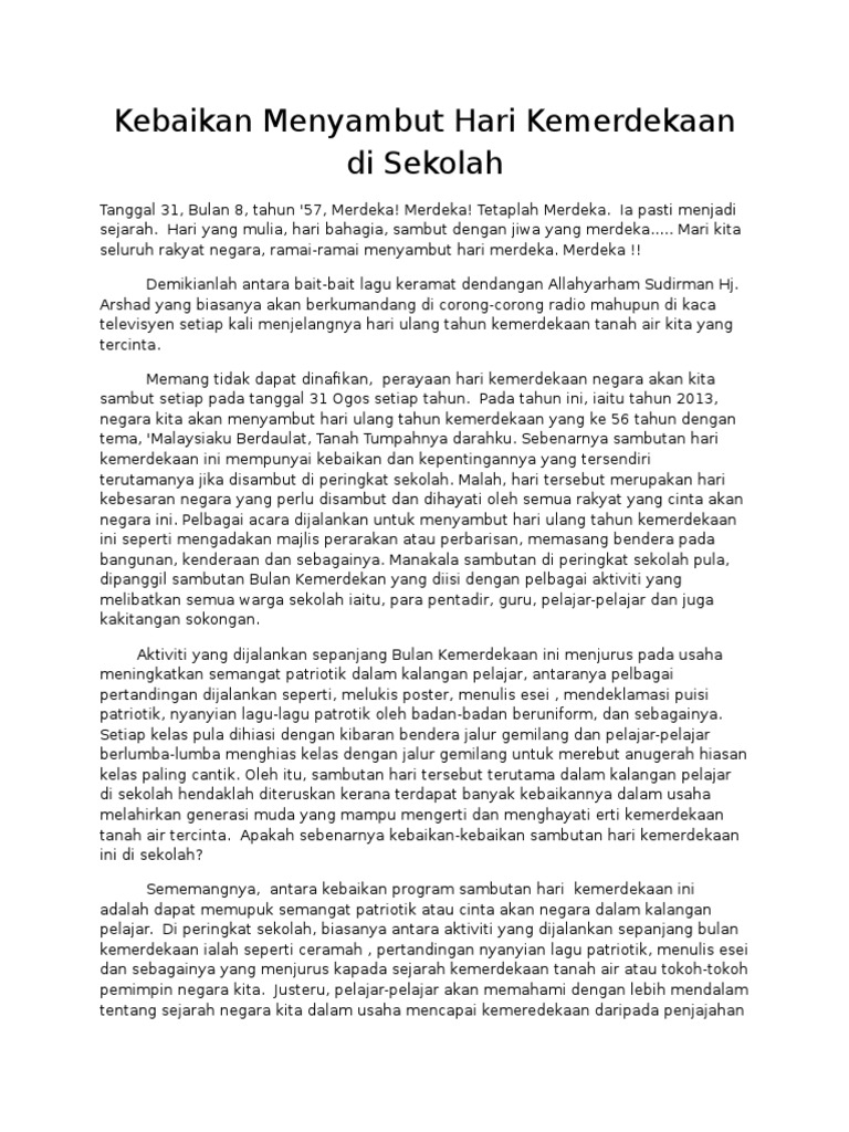 Definisi Sambutan