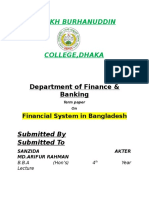 Financial System in Bangladesh