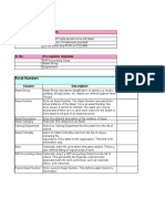 Asset Numbers: Sr. No. Instructions