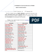 Final Confirmation List No. 19 PDF