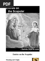 Entries on the Scapular