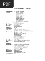 VX 3R Specifications