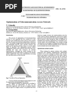 Optimization of Telecommunication Access Network: V. Grimaila N. Listopadskis