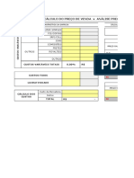 Planilha de Cálculo Markup