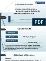 Estudo Das Relações Entre A Empatia, Assertividade e Satisfação Nas Relações de Casal