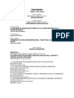 Programa XXIX Mesa Redonda SMA