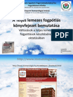 Dr. Kivovics P. A Teljes Lemezes Fogpotlas PDF