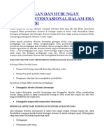 Perdagangan Dan Hubungan Ekonomi Internasional Dalam Era Globalisasi