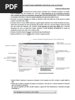 Passo a Passo Para Imprimir Com Escala No Autocad