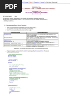 Module Xa Using C Library - The C Character and String 2: C Lab Worksheet Tutorials