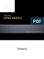 HTML Básico Estructura