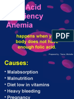 Folic Acid Deficiency Anemia