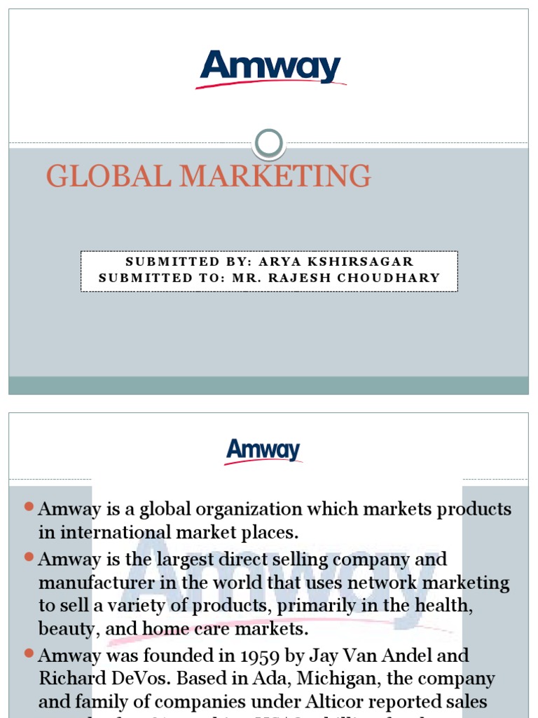 Arya Amway Sales Marketing