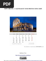 Download HOW CREATE A CALENDAR BY YOUR PHOTOS USING GIMP by Emiliano Programmi SN32578328 doc pdf