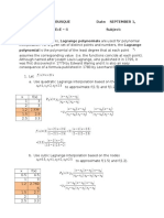 Name: Hillary A. Busque Date: September 1, 2016 Course & Year: Bsece - 4 Subject: Numericals