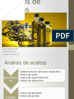 Análisis de Aceites