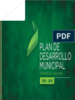 Plan de Desarrollo Municipal Tenango Del Valle