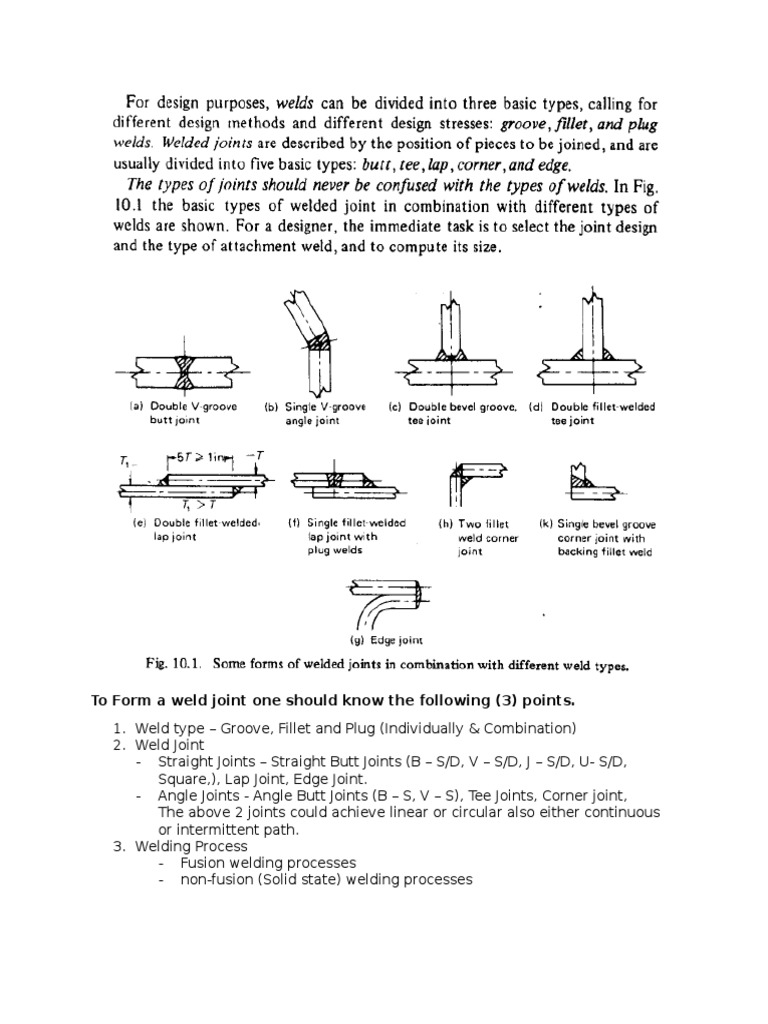 To Form A Weld Joint One Should Know The Following (3) Points | PDF