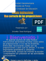 Las Preposiciones